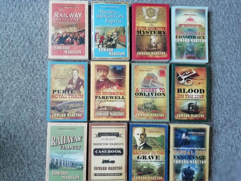 Railway Detective Books - Set of 12