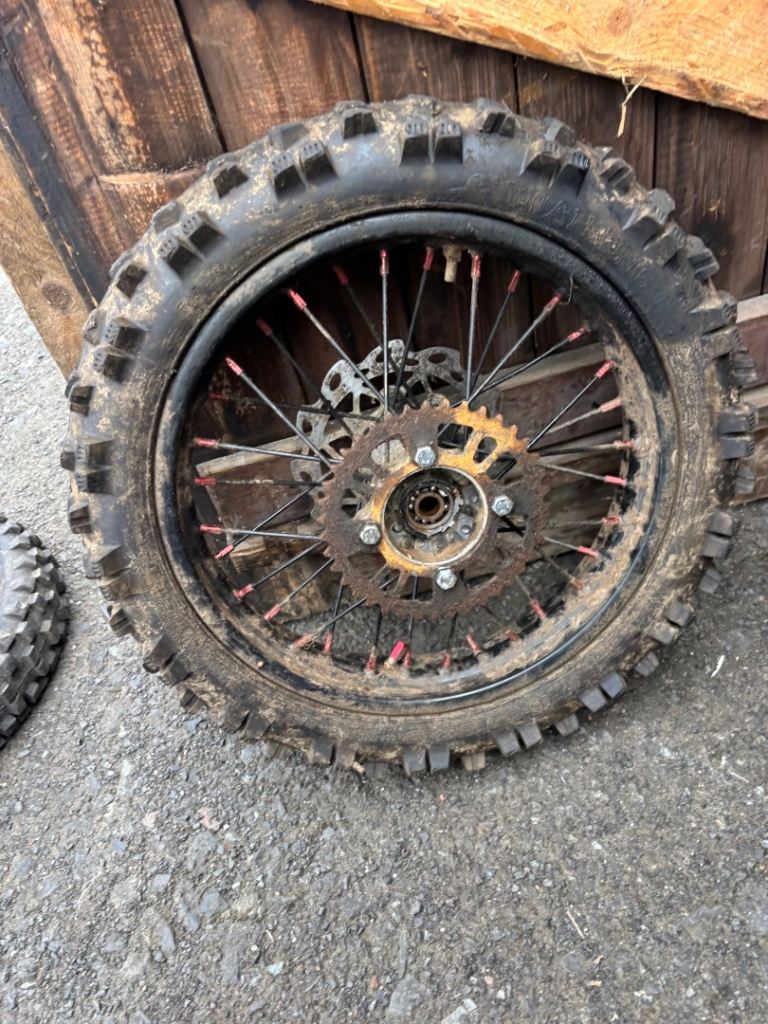 Pitbike rear wheel