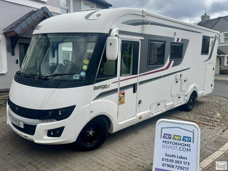 Rapido 8096DF Premium 2018 Auto 4 belts 4 berth Air Suspension ALDE Arctic Comf+