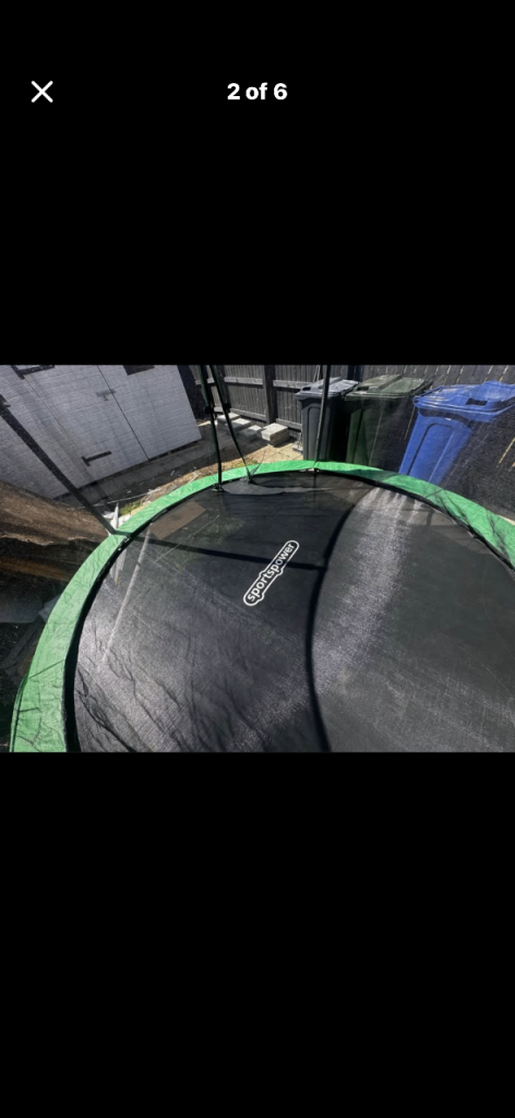 Sportspower Trampoline with Enclosure – Good Condition