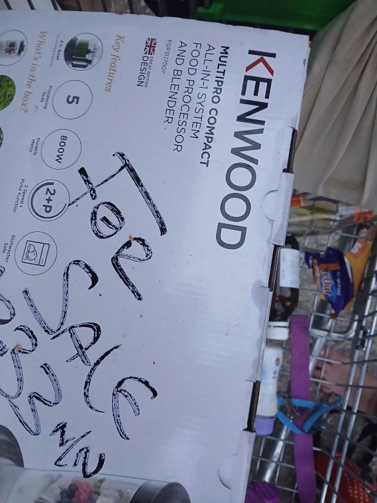 BNIB, KENWOOD FOOD PROCESSOR BLENDER 4 IN 1
