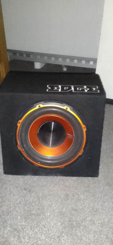 Subwoofer and amp 