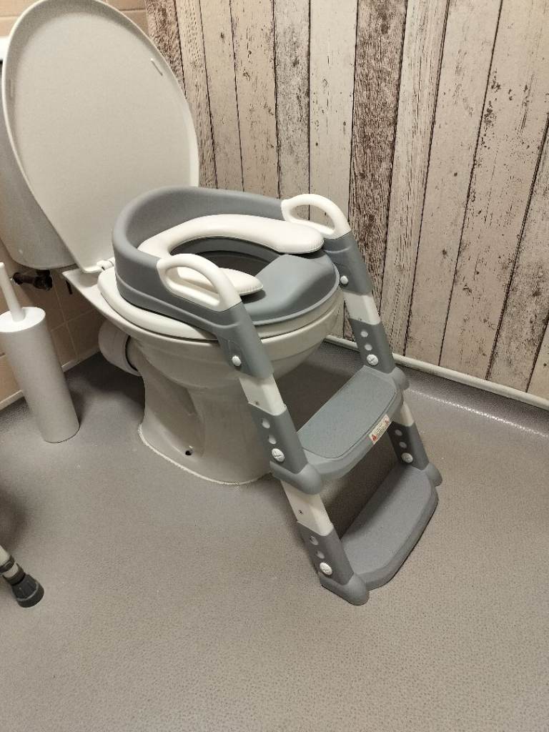Adjustable toilet training seat/steps