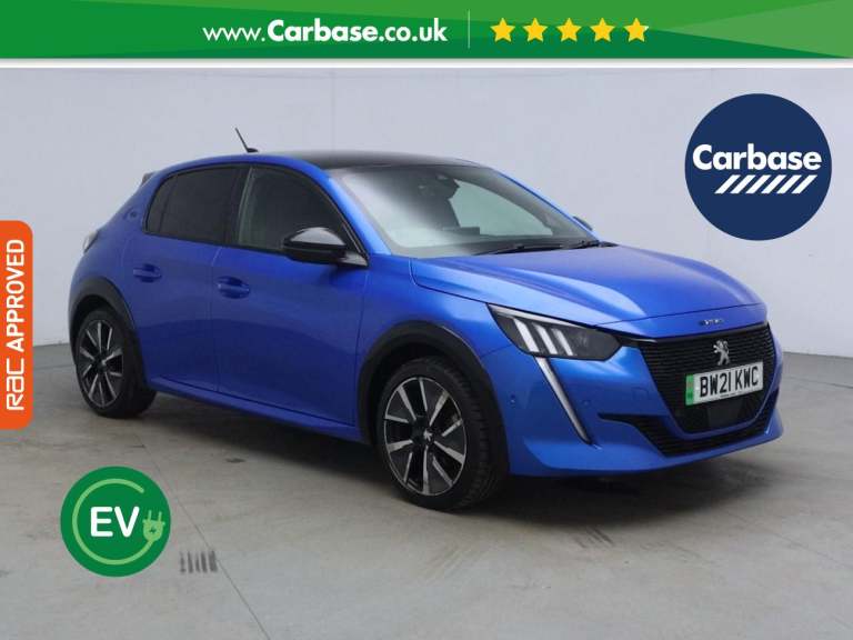 2021 Peugeot E-208 50kWh GT Hatchback 5dr Electric Auto (136 ps) Hatchback ELECTRIC Automatic