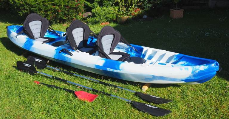 2 / 2 Plus 1 Sit On Top Leisure / Fishing Kayak GREAT CONDITION