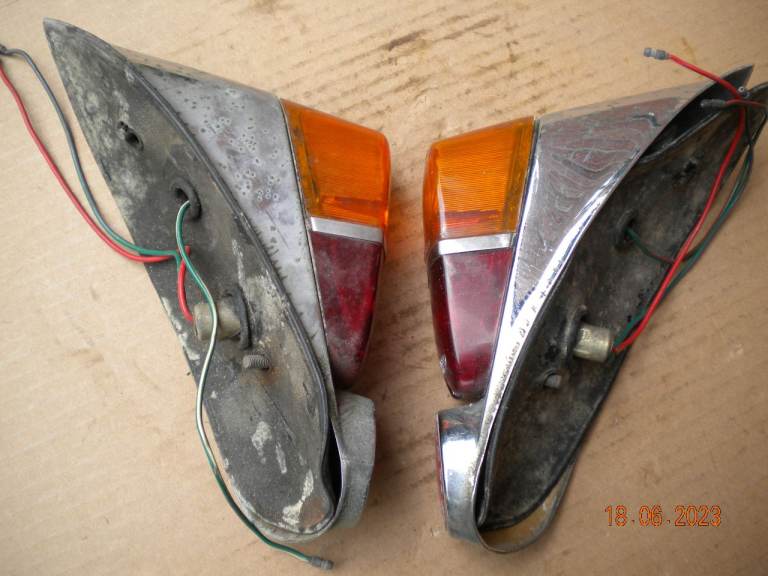 REAR LAMP ASSEMBLIES - ex. 1960s Jaguar 240