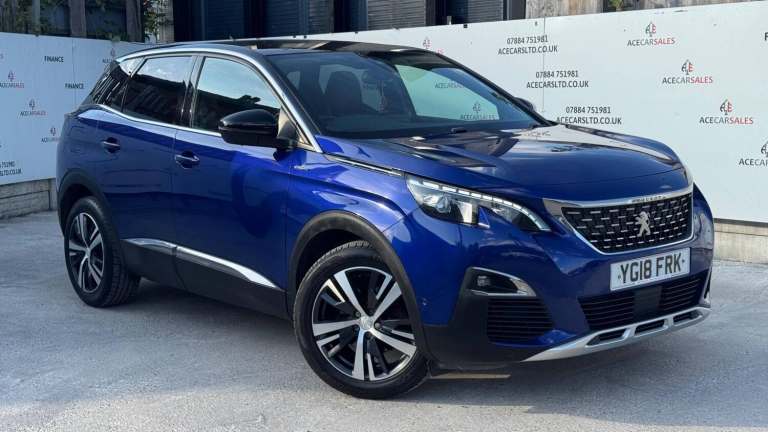 2018 Peugeot 3008 1.6 THP GT Line 5dr EAT6 HATCHBACK PETROL Automatic