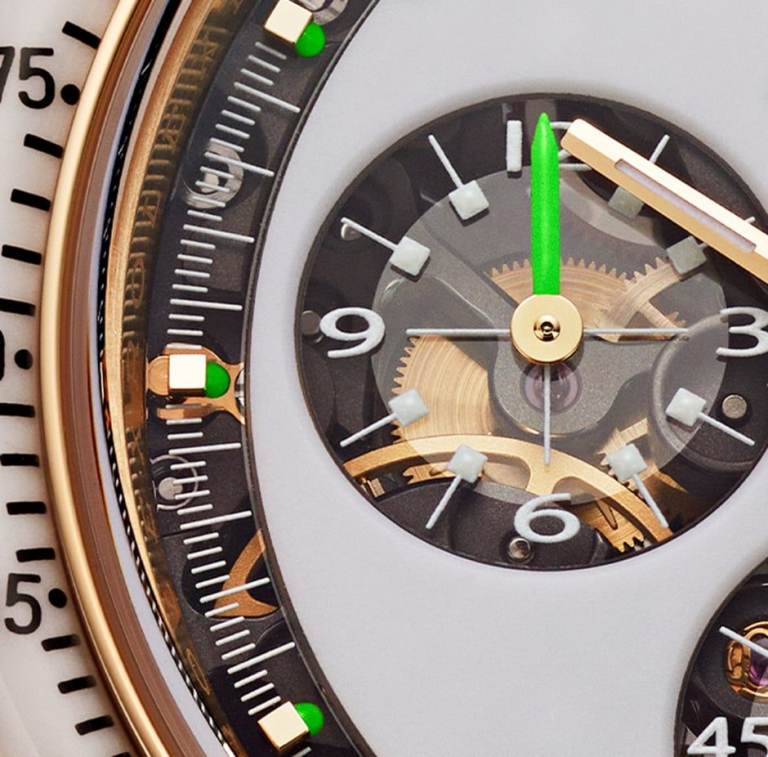 Adam Levine Daytona. *Unique in  UK* Automatic. Neon Green Luminous Dial & Bezel. New, Unworn