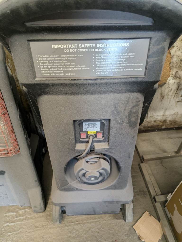 Rhino infrared heaters (pair)