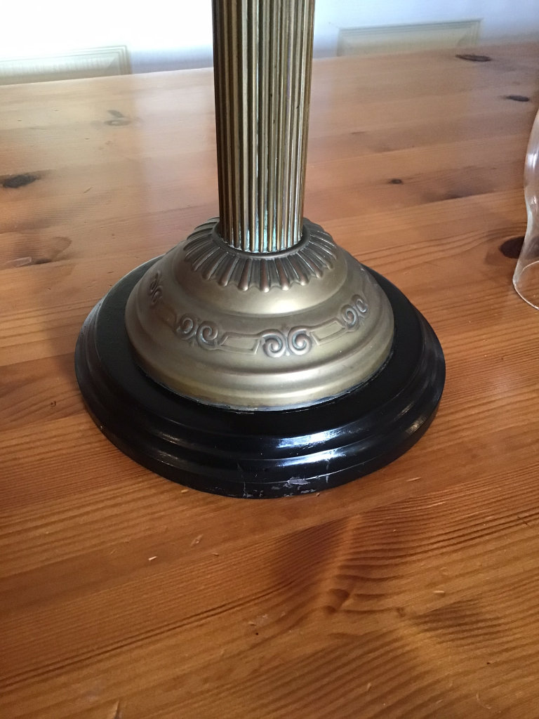 OIL LAMP  DUPLEX VICTORIAN