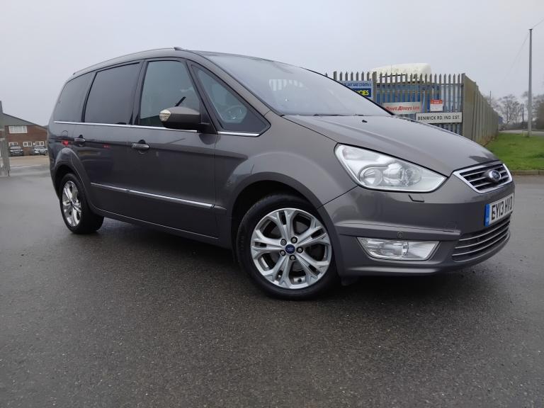 FORD GALAXY 2.0 TDCi Titanium X Brown Auto Diesel 2013 BLACK LEATHER