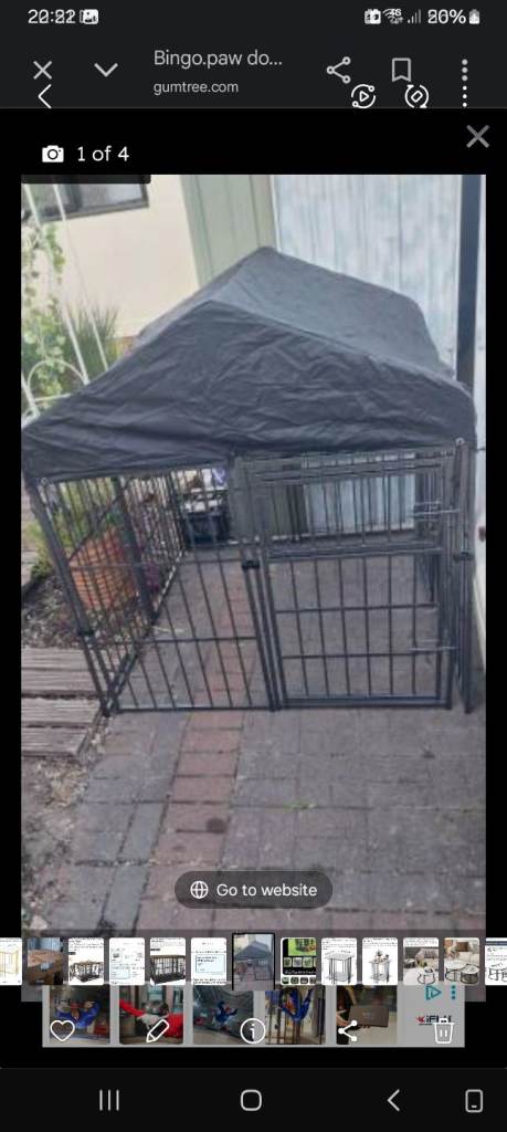 Large dog cage