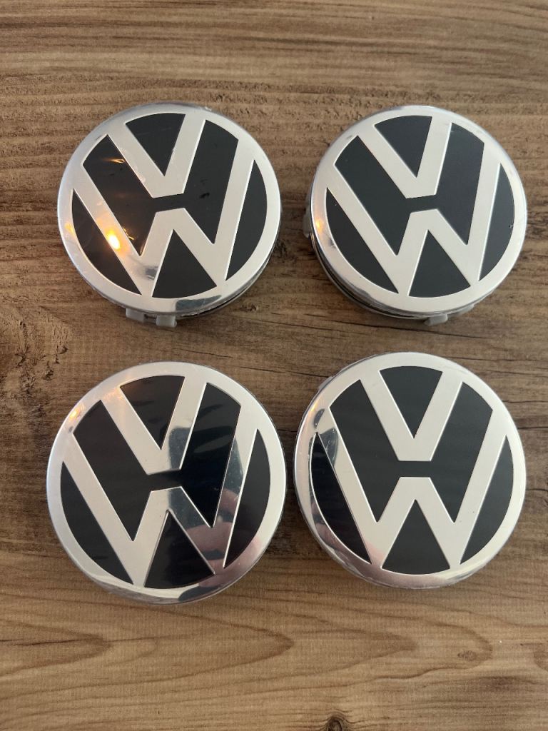 Volkswagen steel ring hub cap tyre covers  new 75mm