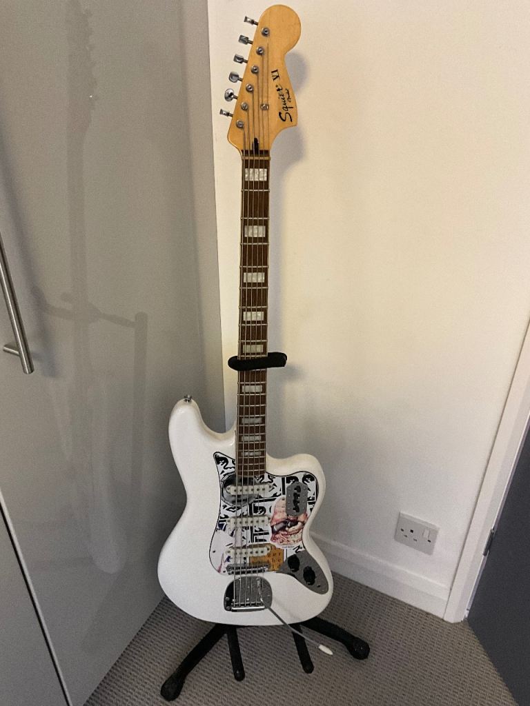 SQUIER VINTAGE MODIFIED BASS VI GUITAR.