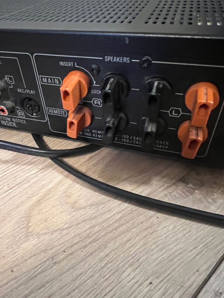 Technics SU-V550 CLASS AA AMP/Power Cable Good Working 