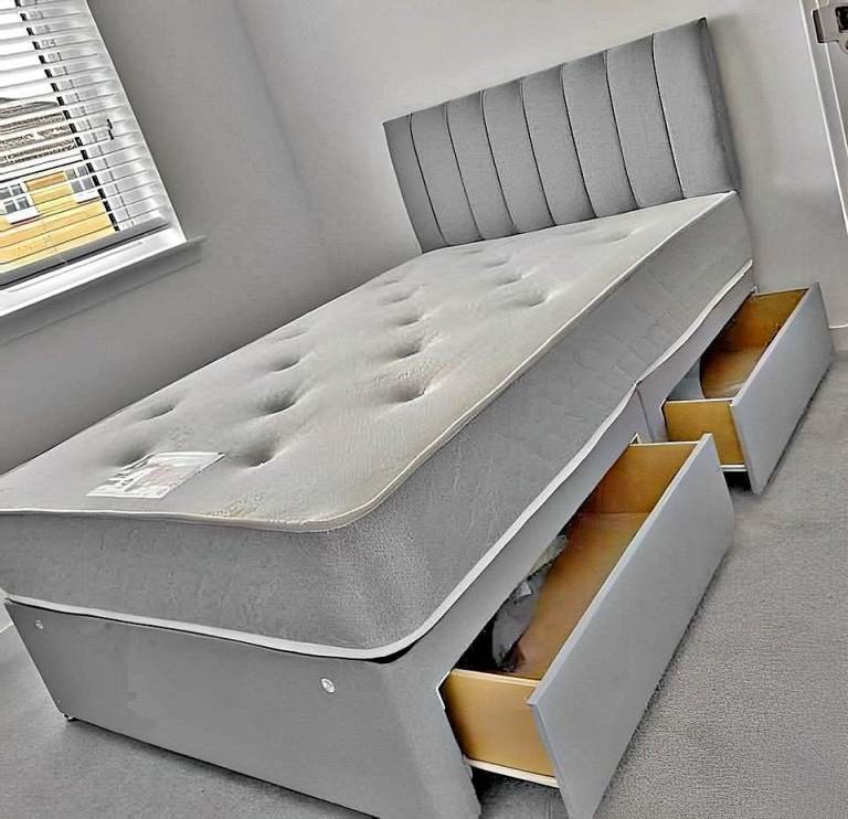 >>🚛Best Deal 😘DIVAN 5FT King Size Bed Base with Mattress & Storage Drawers ❤️15% OFF💥