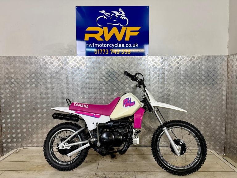 YAMAHA PW 80, KIDS BIKE, 90'S MODEL, PINKY, EXCELLENT ORIGINAL COND, RARE 