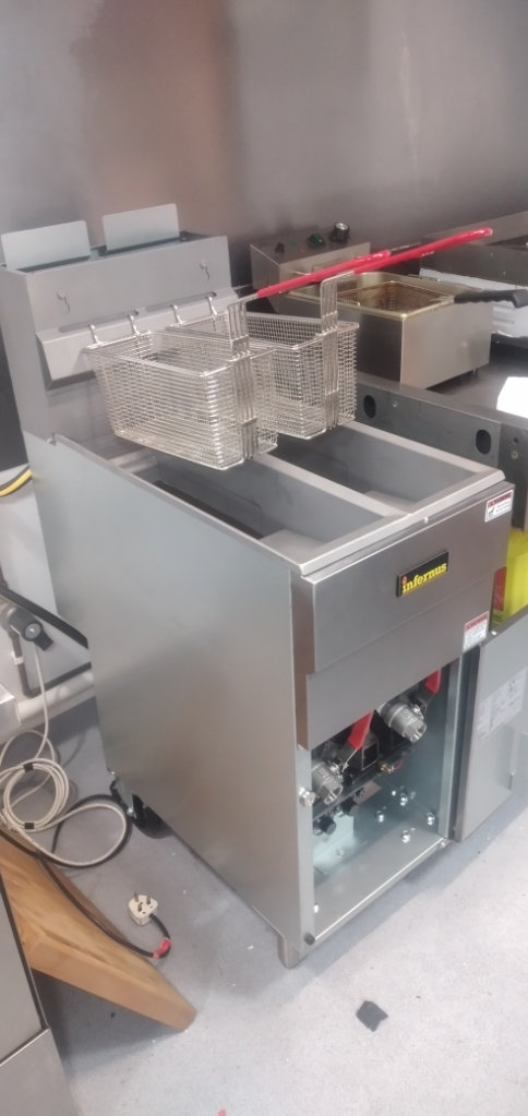 Catering equipment commercial gas fryers restaurant kitchen trailer items 