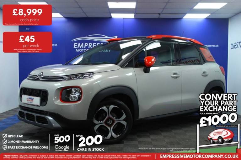 2017 67 CITROEN C3 AIRCROSS 1.6 BLUEHDI FLAIR SUV 5DR DIESEL MANUAL EURO 6 (100 