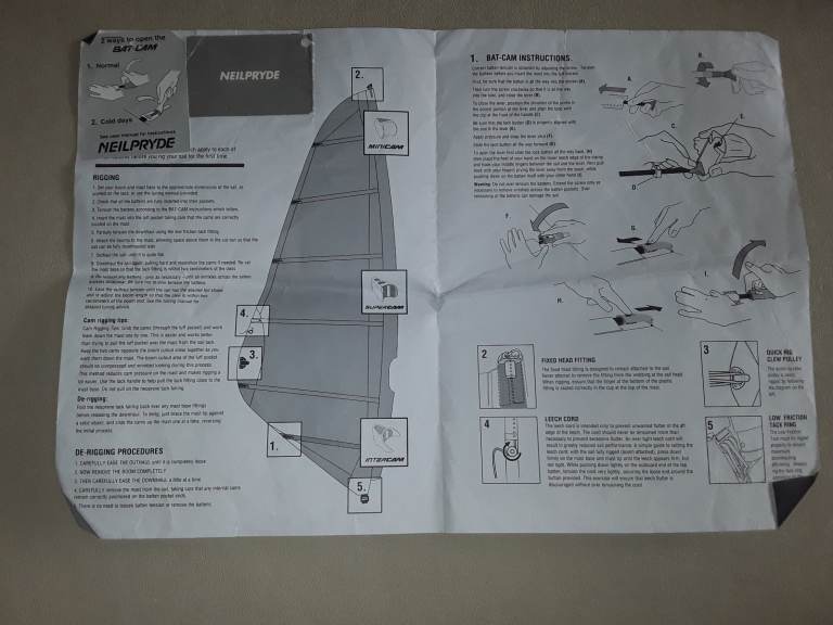 New/ unused Niel Pryde 5.5 Racing VX World Cup Sail