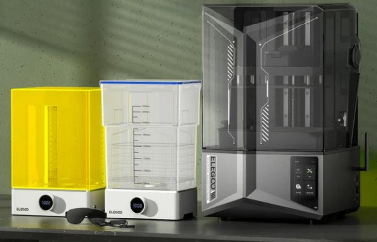 Elegoo Saturn 4 Ultra with wash and cure