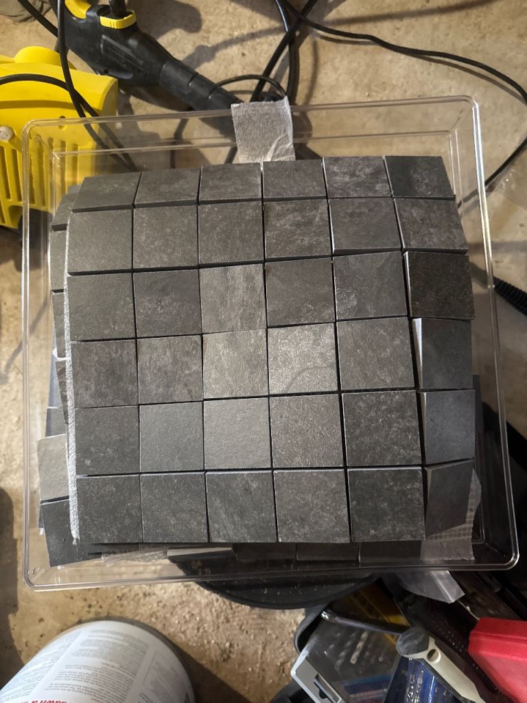 Porcelain mosiac tiles