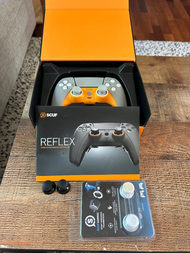 SCUF Reflex PS5 Controller & Thumbsticks – Excellent Condition