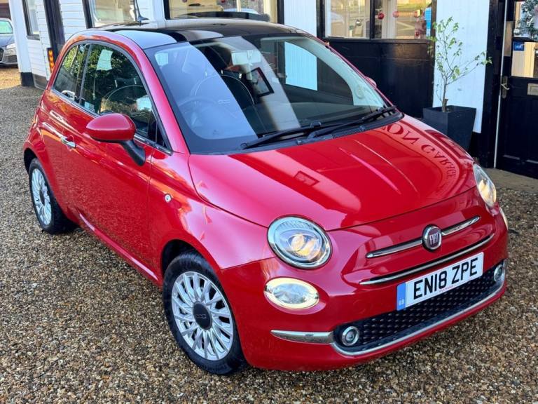 2018 18 FIAT 500 1.2 LOUNGE HATCHBACK 3DR PETROL MANUAL EURO 6 (S/S) (69 BHP)