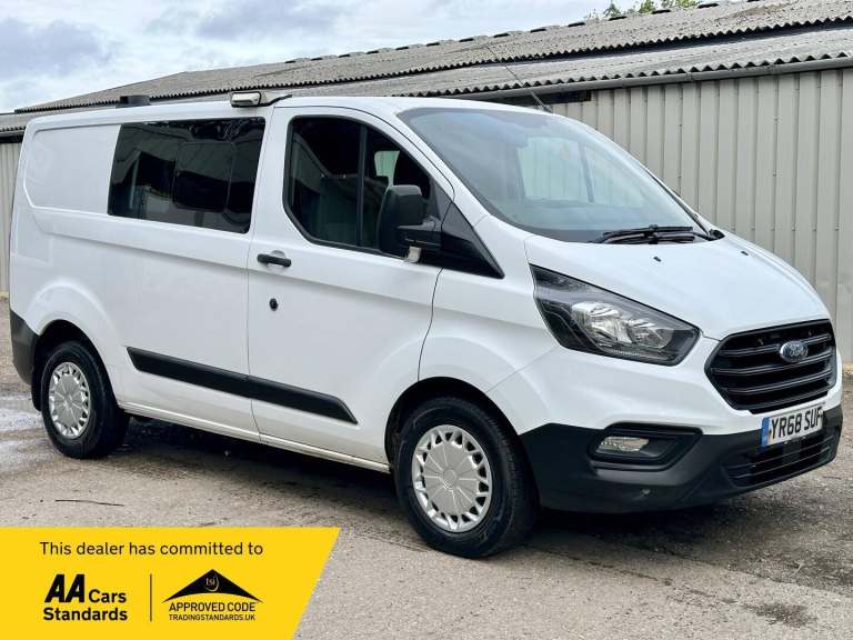 2018 Ford Transit Custom 2.0 320 EcoBlue Crew Van L1 H1 Euro 6 5dr (6 Seat) PANEL VAN Diesel Manual