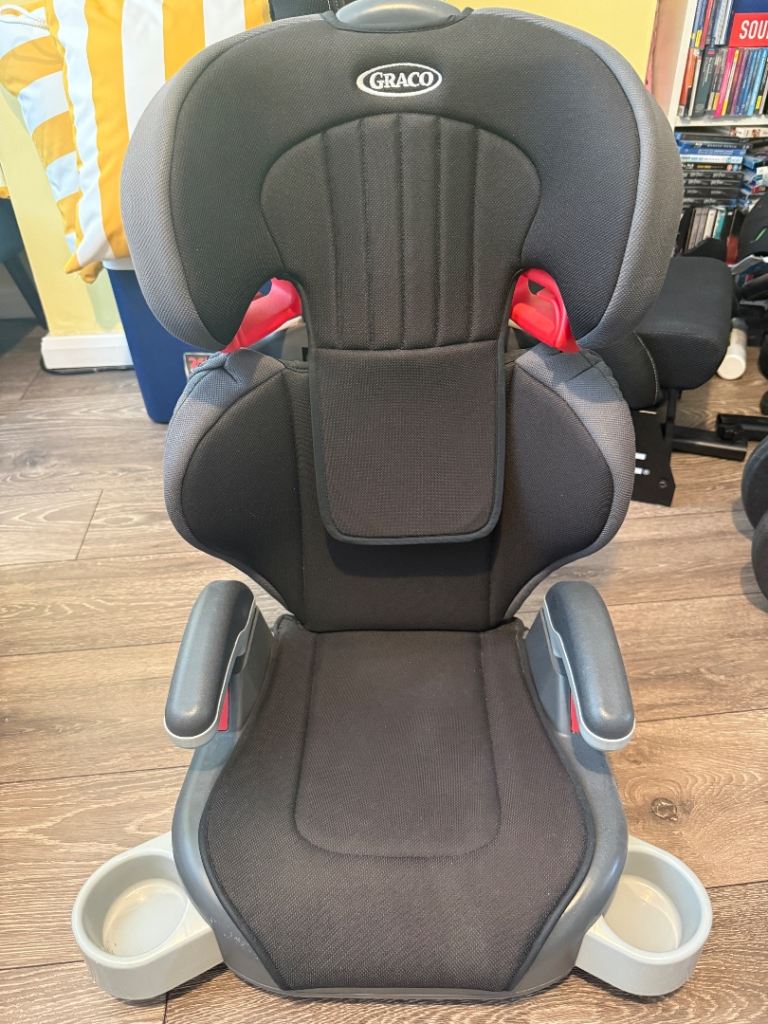 Graco Car Booster Seat - Grey, Good Condition