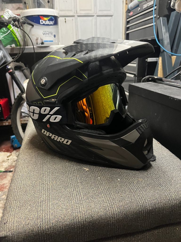 Off Road Helmet and Goggles 