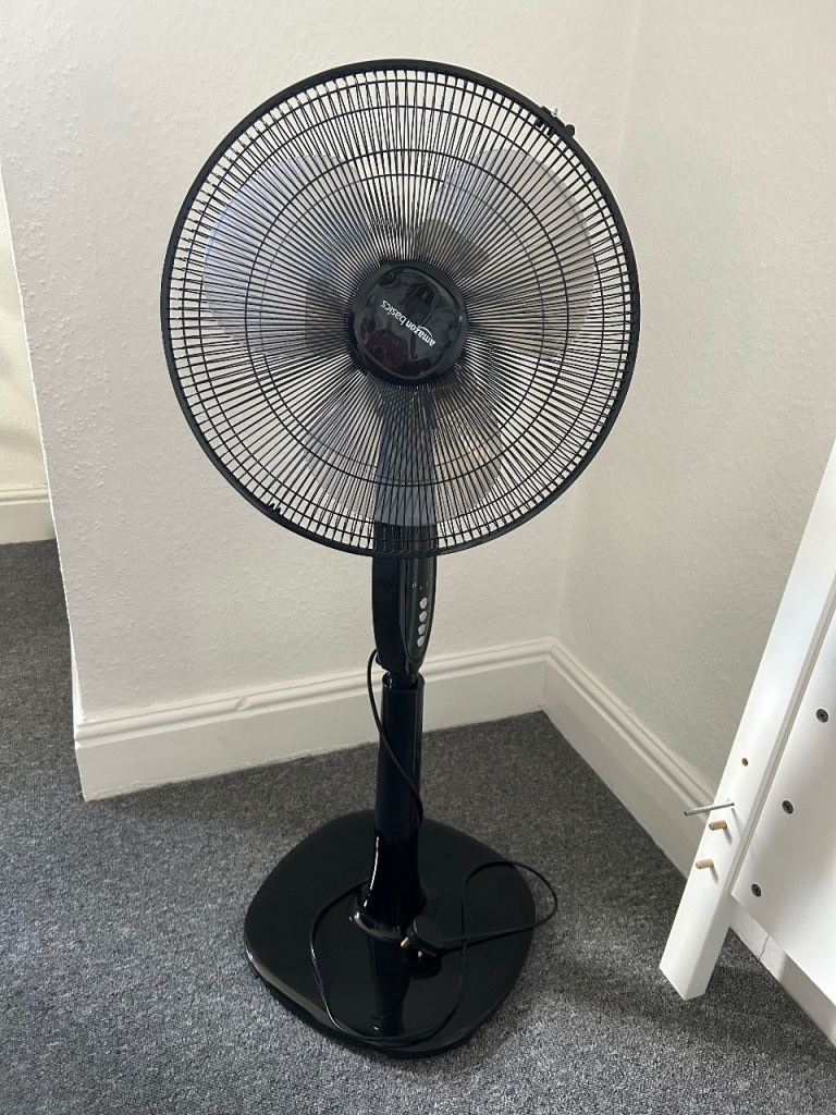 Black Pedestal Fan – Like New