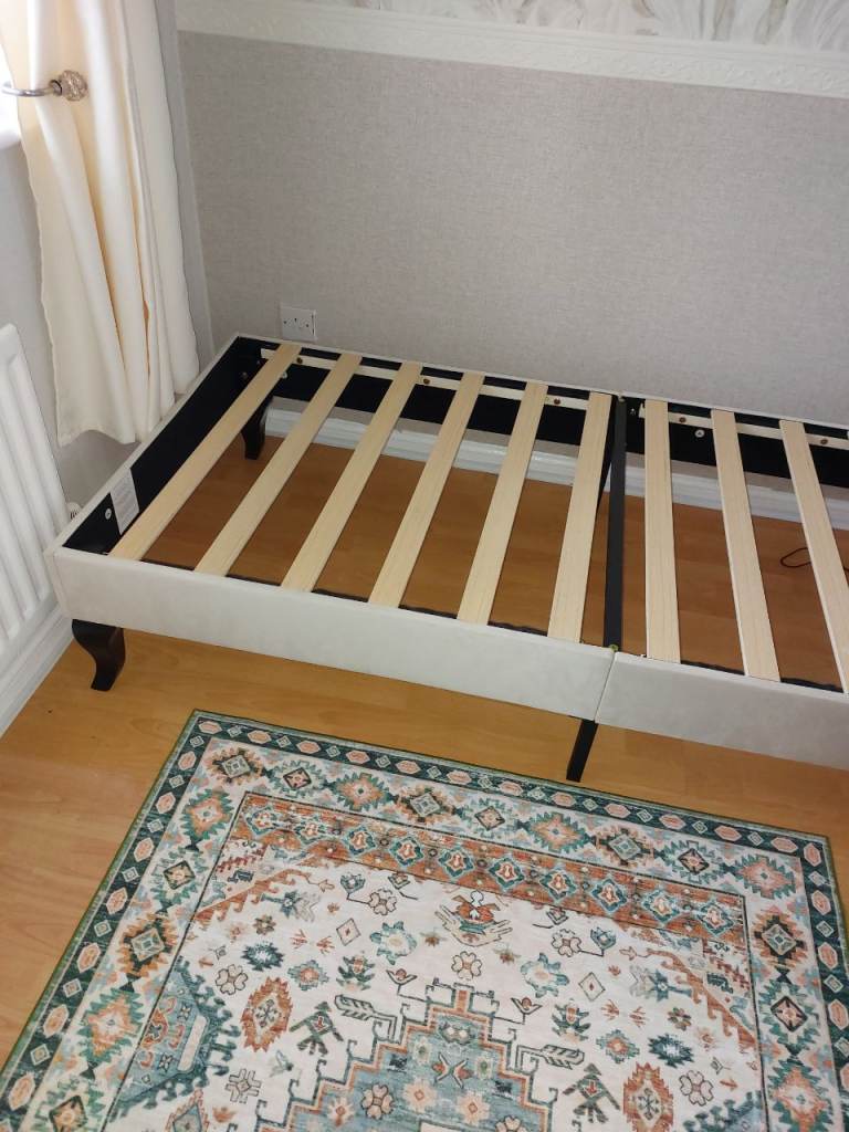 Single bed with mattress nearly new 