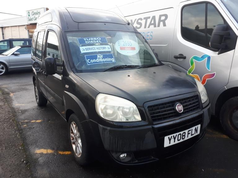 2008 Fiat Doblo 1.9 Multijet Diesel Dynamic High Roof Freedom 5-Door £2,695 MPV Diesel Manual
