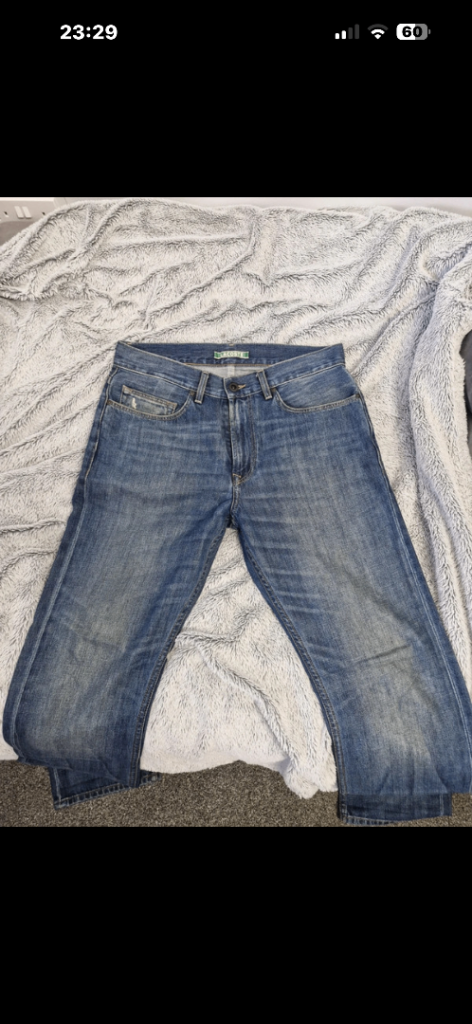 Lacoste Men's Blue Jeans – UK Size 30, Good Condition