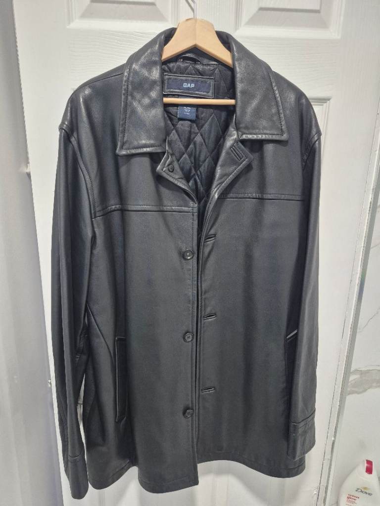 Gap leather jacket XL