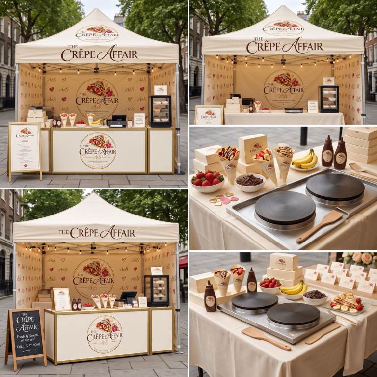 Luxury Mobile Crêpe Bar Catering | Weddings, Birthday Parties & Corporate Events London