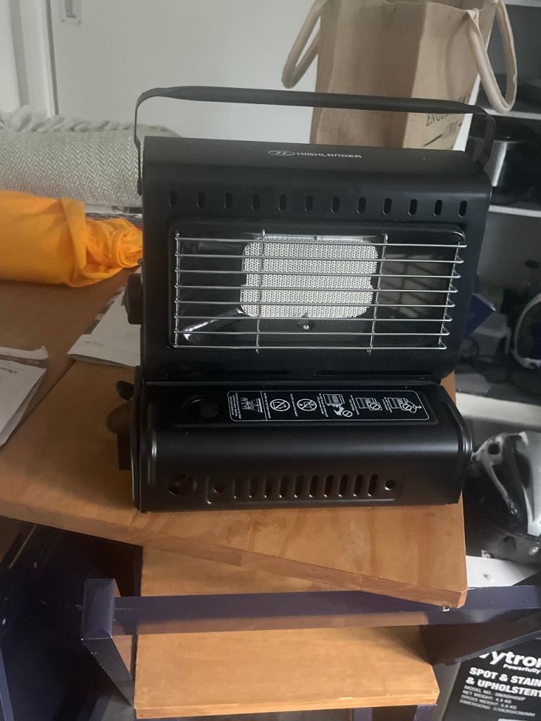 Campingaz Portable Gas Heater – Black, As Good As New
