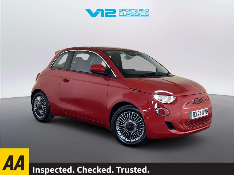 2024 Fiat 500 87kW Red 42kWh 3dr Auto HATCHBACK ELECTRIC Automatic