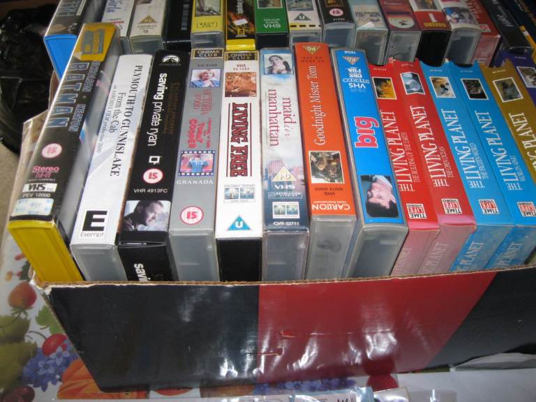Job Lot of VHS VIDEO Tapes – Mixed Titles – Gunnislake PL18
