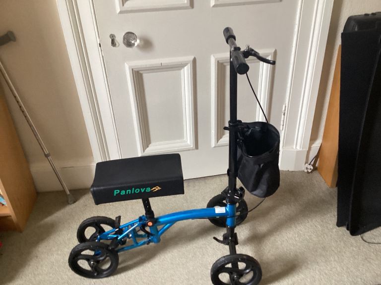 Panlova Knee Scooter Walker – Blue, Good Condition