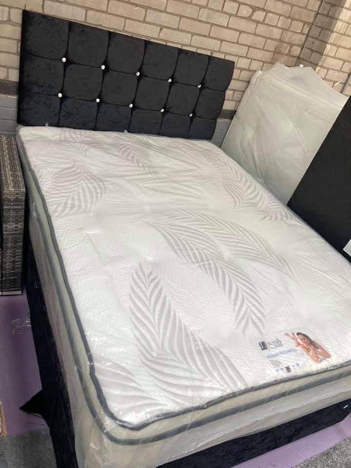 Divan Double (Single + King Size) Bed+Mattress CLEARANCE SALE ON BRAND NEW BEDS WITH MATTRESSES