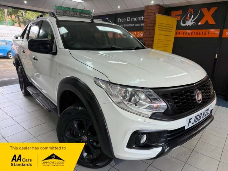 No VAT, 68 reg Fiat Fullback 2.4 Di-D Cross 4x4 double cab automatic. 1 f/keeper