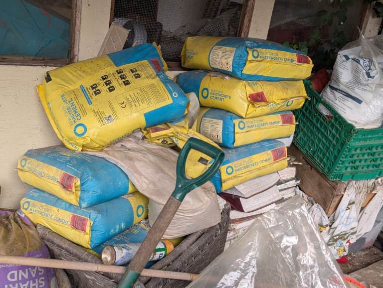 Cement bags
