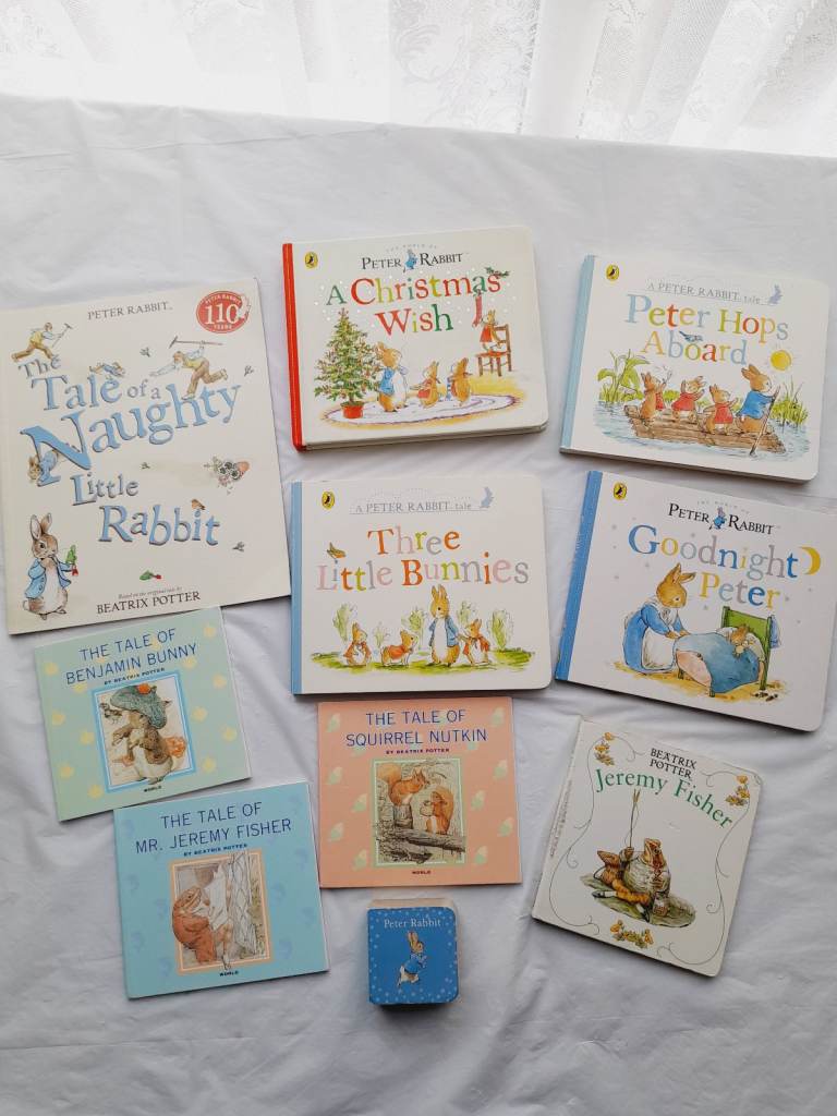 13x Peter Rabbit by Beatrix Potter Books