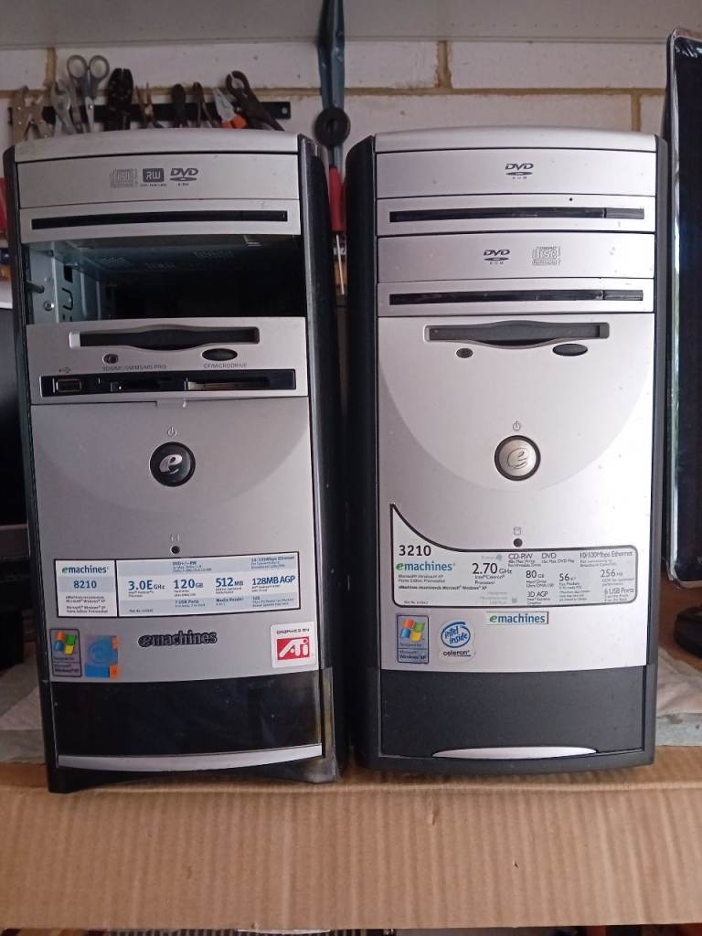 Two win xp Pcs + sony TV + lots of extras