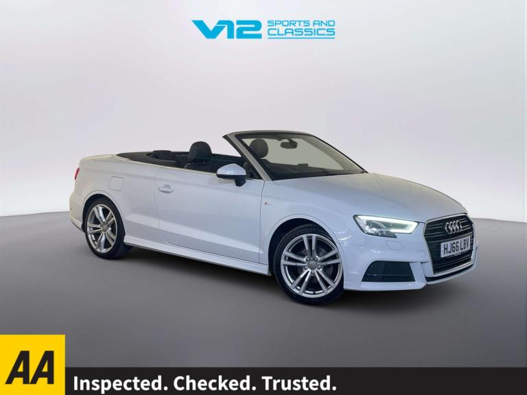 2016 Audi A3 2.0 TDI S Line 2dr CONVERTIBLE DIESEL Manual