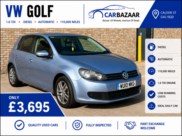 Volkswagen, GOLF, Hatchback, 2010, Semi-Auto, 1598 (cc), 5 doors