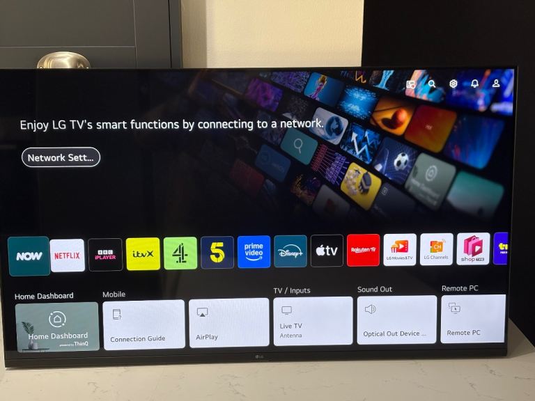 LG 43 Inch Smart TV 43LQ60006LA