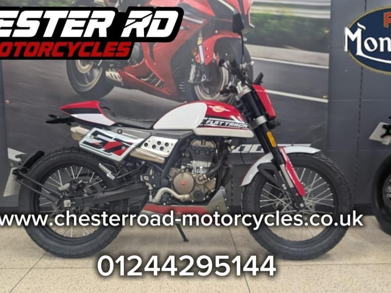 2022 FB Mondial Flat Track 125 in red